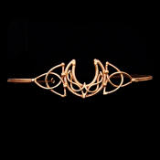 Bronze Circlet - Celtic Moon with Triquetra Bronze Circlet - Celtic Moon with Triquetra