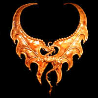 Bronze Dragon Choker Necklace Bronze Dragon Choker Necklace
